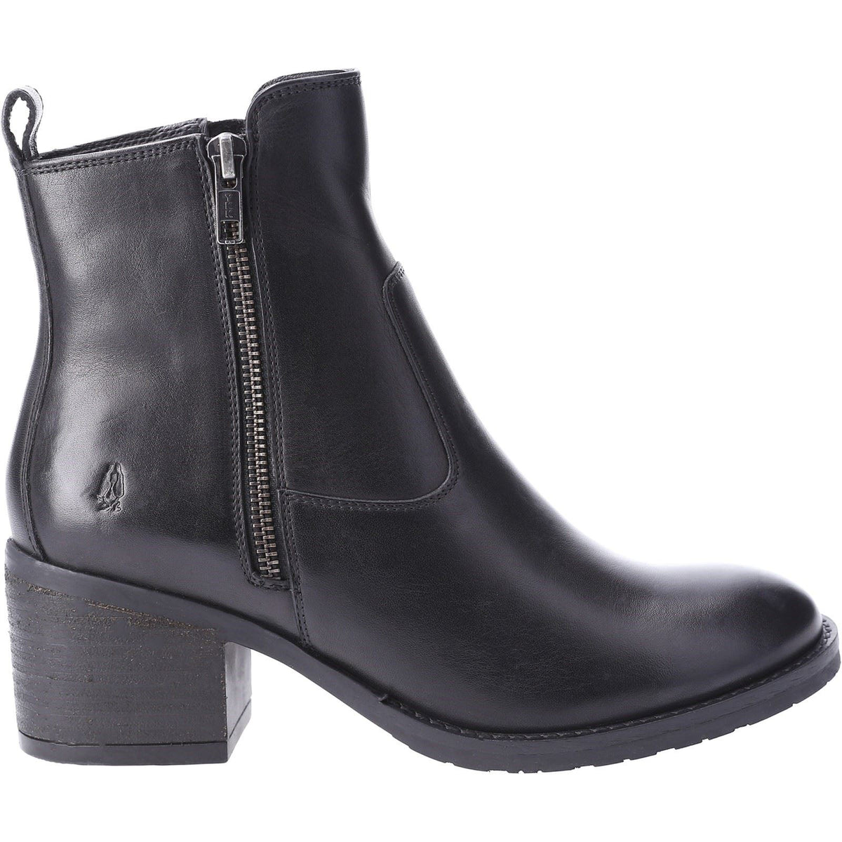 Hush Puppies Helena Damenlederstiefel In Schwarz