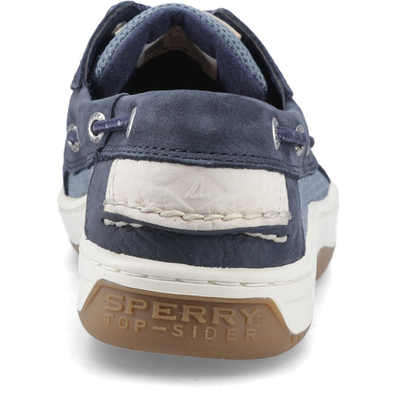 Sperry Billfish 3 Eye Herren Bootsschuhe Aus Leder In Marineblau