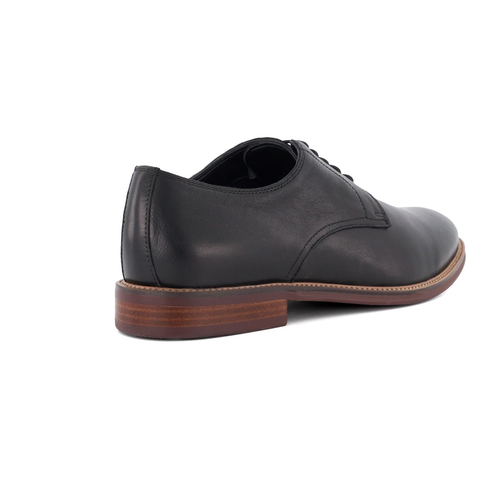 Dune Stanley Leder Herren Schwarze Farbe Oxford Schuhe