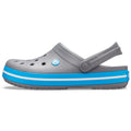 Crocs Crocband Croslite Gummi Herren Clogs In Anthrazit/Ozean