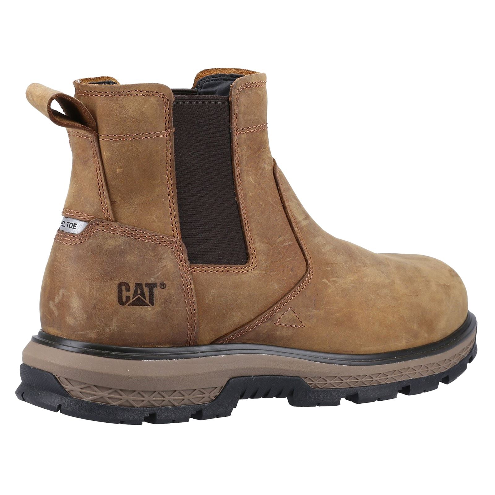 Caterpillar Exposition Chelsea Leder Sicherheitsstiefel