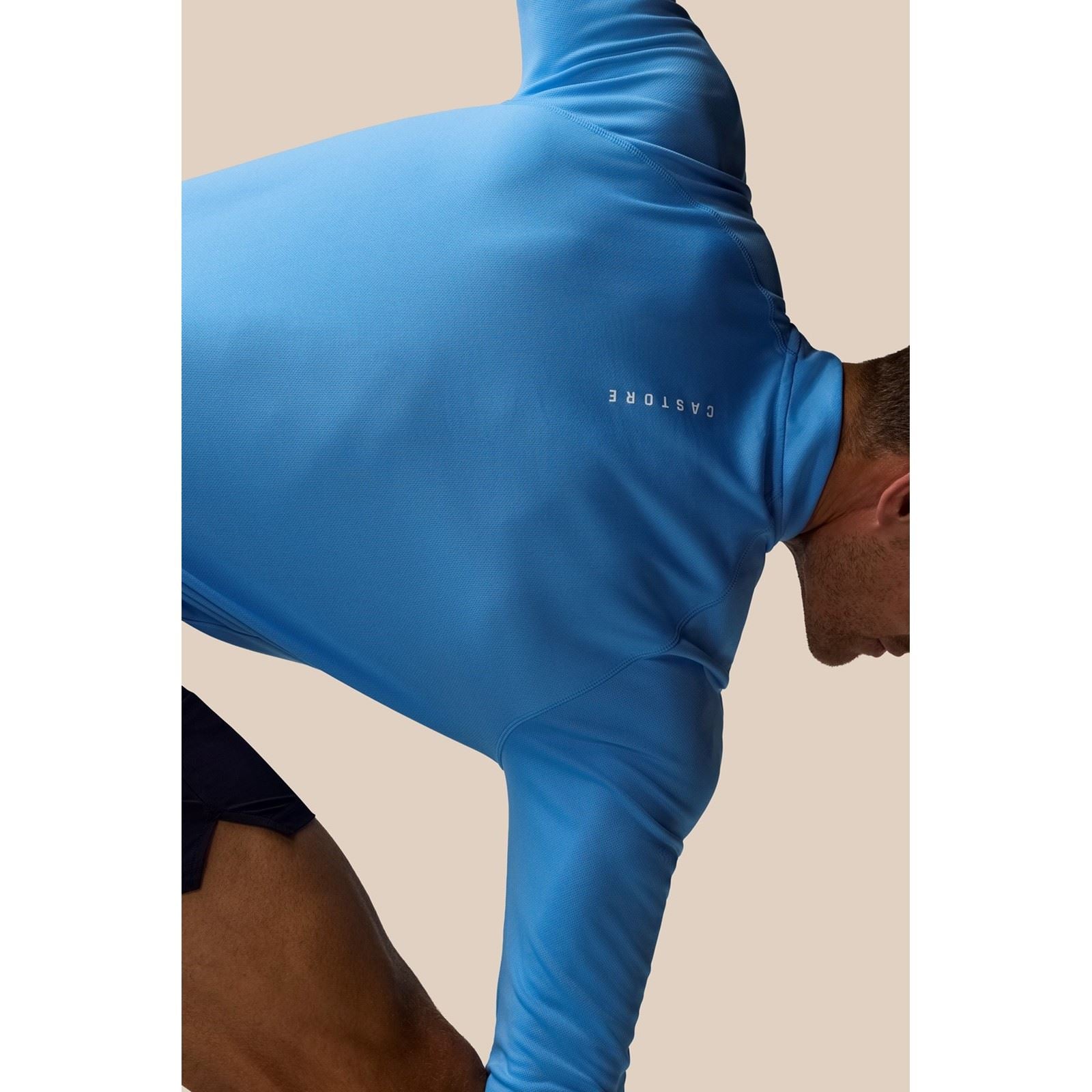 Castore Adapt Training 1/4 Zip Top Polyester Herren Grünes Activewear T-Shirts