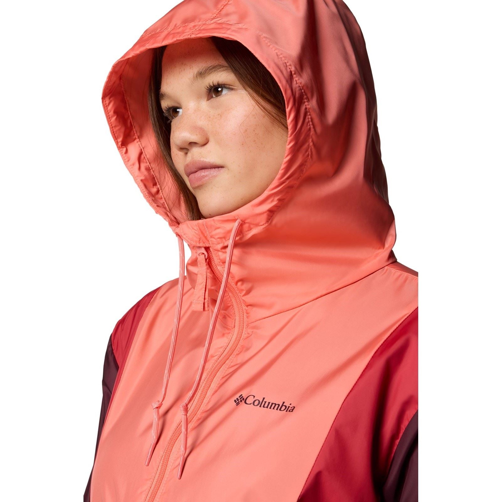 Columbia Lily Basin II Jacket Damen Rote Regenjacke