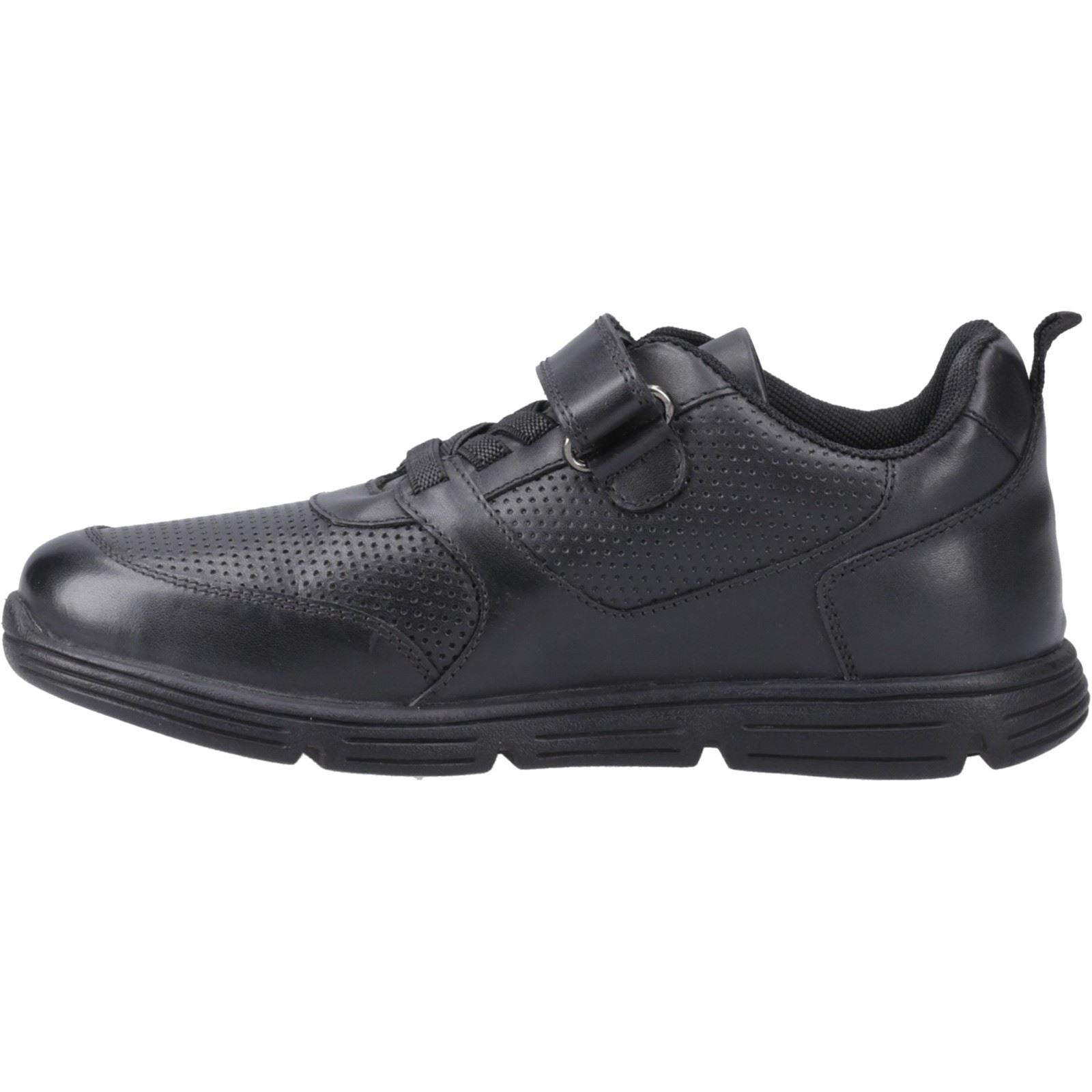 Hush Puppies Alfie Bungee Jnr Lederschuhe Für Jungen In Schwarz