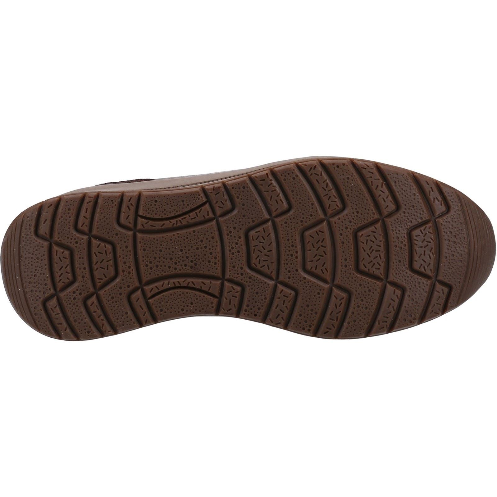 Hush Puppies Joseph Herren-Braune Lederschnürschuhe