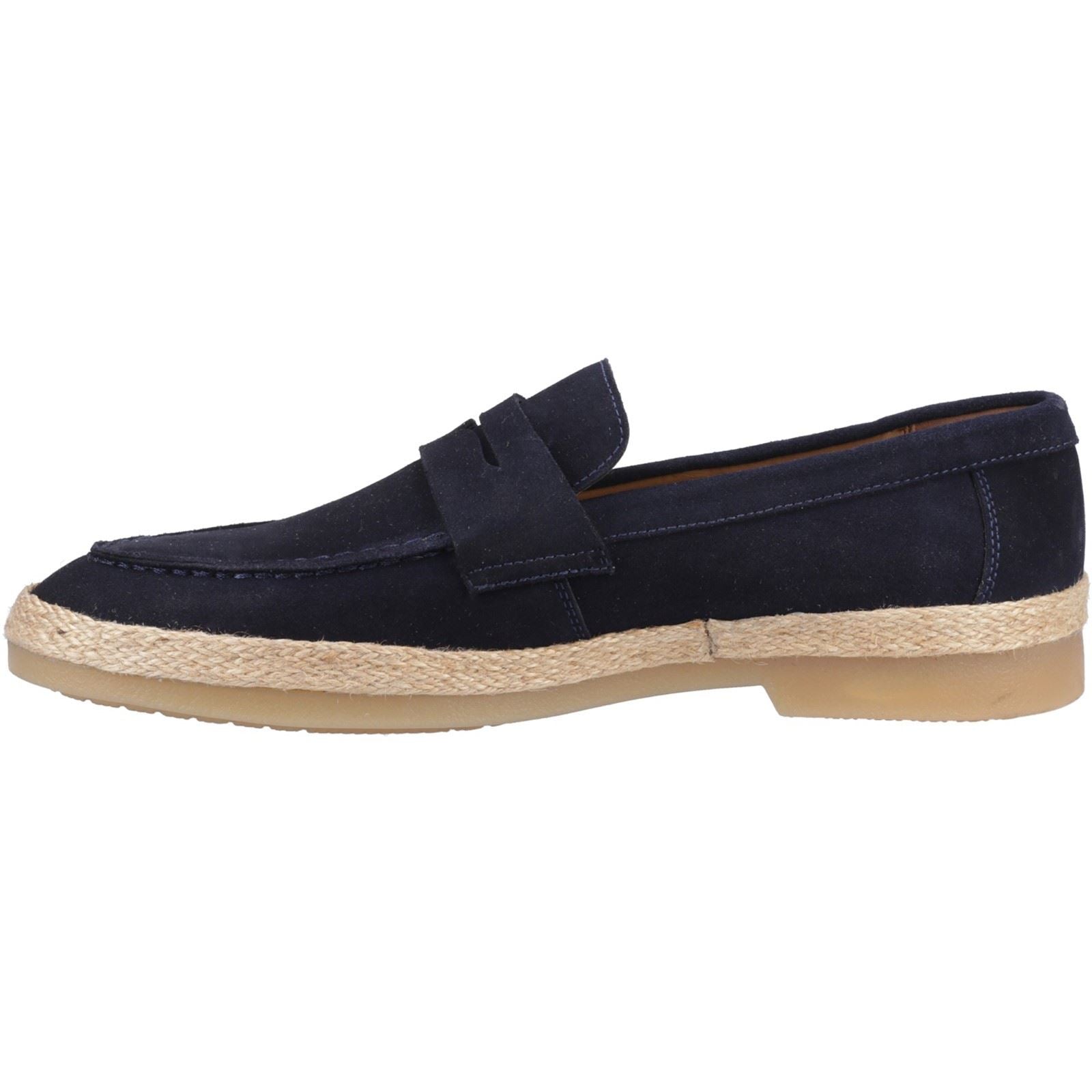 Hush Puppies Laurence Herren Wildleder Mokassins In Marineblau