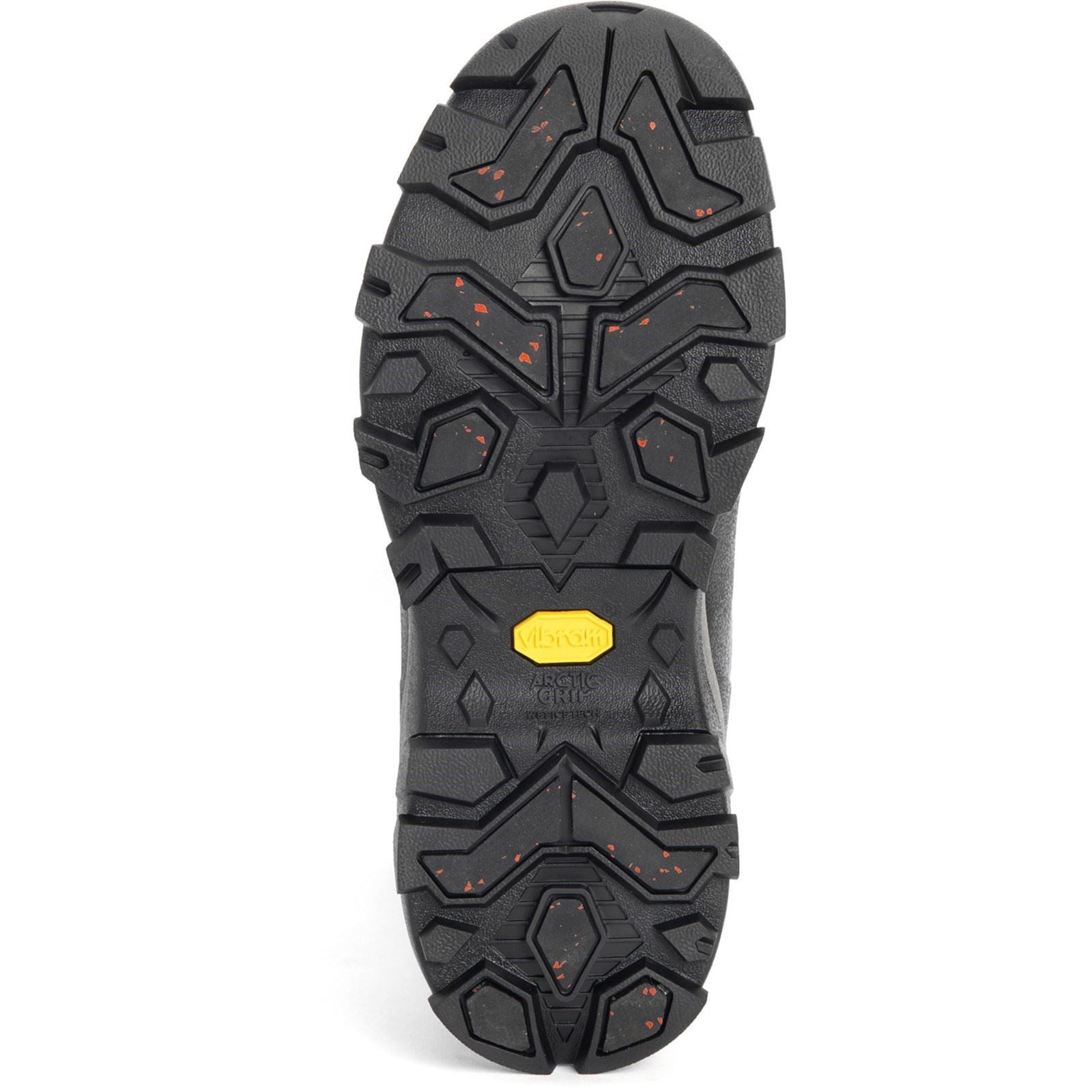Muck Boots Arctic Ice Mid AGAT Gummistiefel Schwarz/Grau Mit Geometrischem Muster