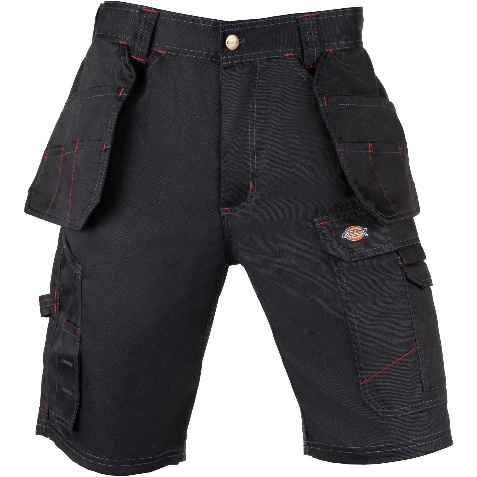 Dickies Redhawk Pro Work Polyester Herren Schwarze Arbeitskurze
