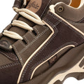 Buffalo 1339-14 Damen Sneaker Aus Braunem Leder