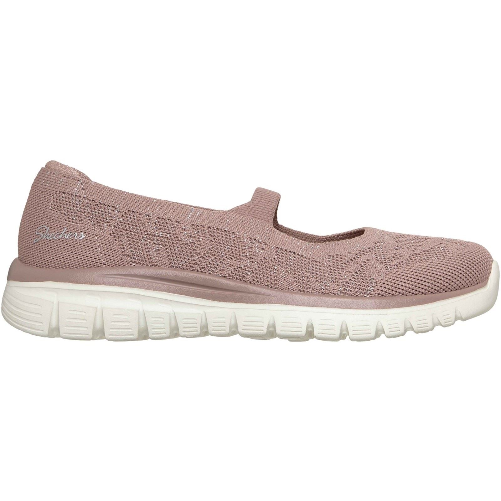 Skechers Graceful Polyester Damen Mauve Schuhe