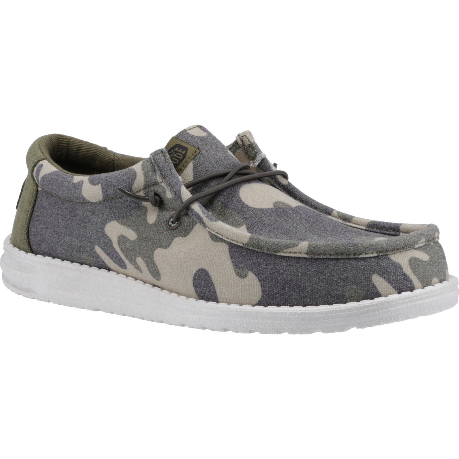 HEYDUDE Wally Washed Camo Herren-Camo-Bootsschuhe