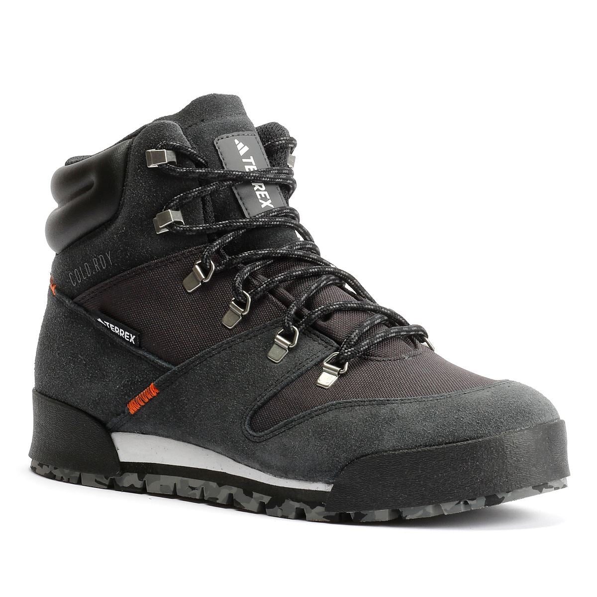 Adidas Terrex Snowpitch COLD.RDY Wildleder Herren Schwarze Stiefel