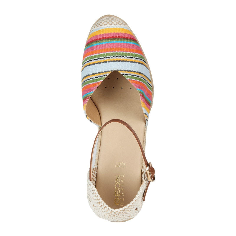 Geox D GELSA Damen-Sandalen In Kamel色
