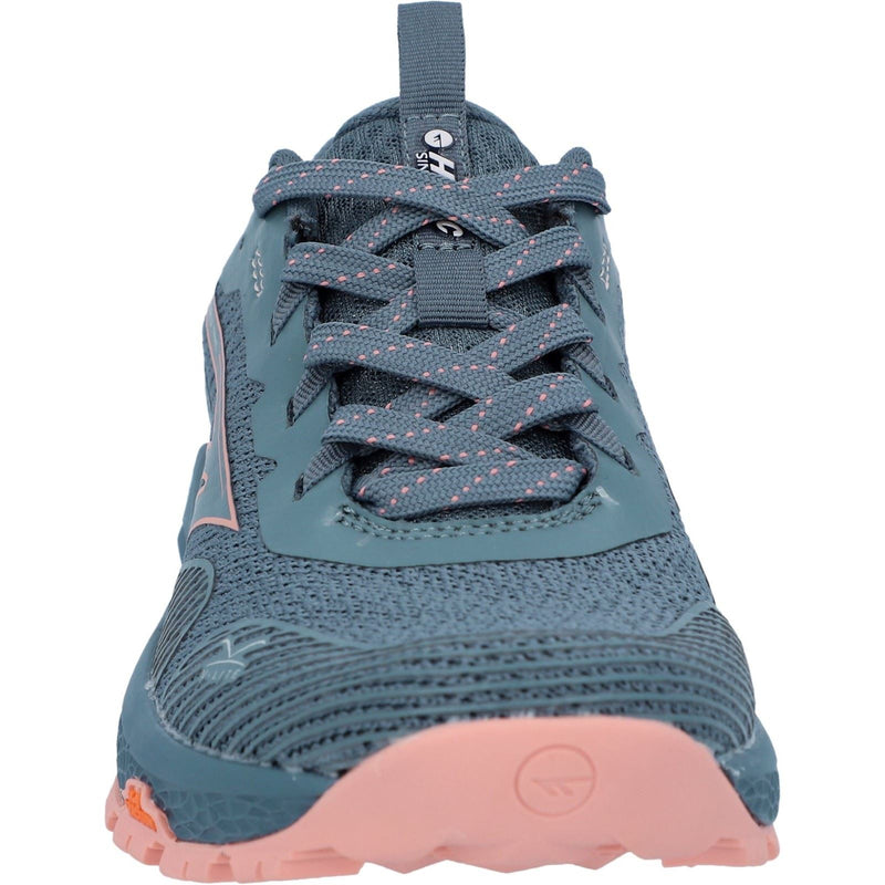 Hi-Tec Geo Nakuru Polyester Damen Wanderstiefel In Flintstone/Koralle