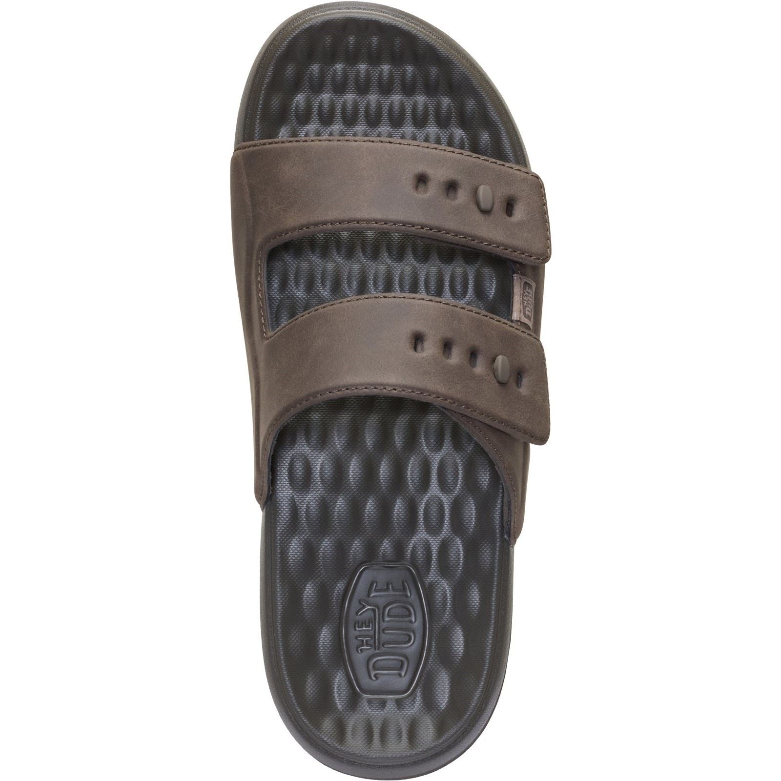 HEYDUDE Wave 2 Strap Polyurethan Herren Major Braune Sandalen