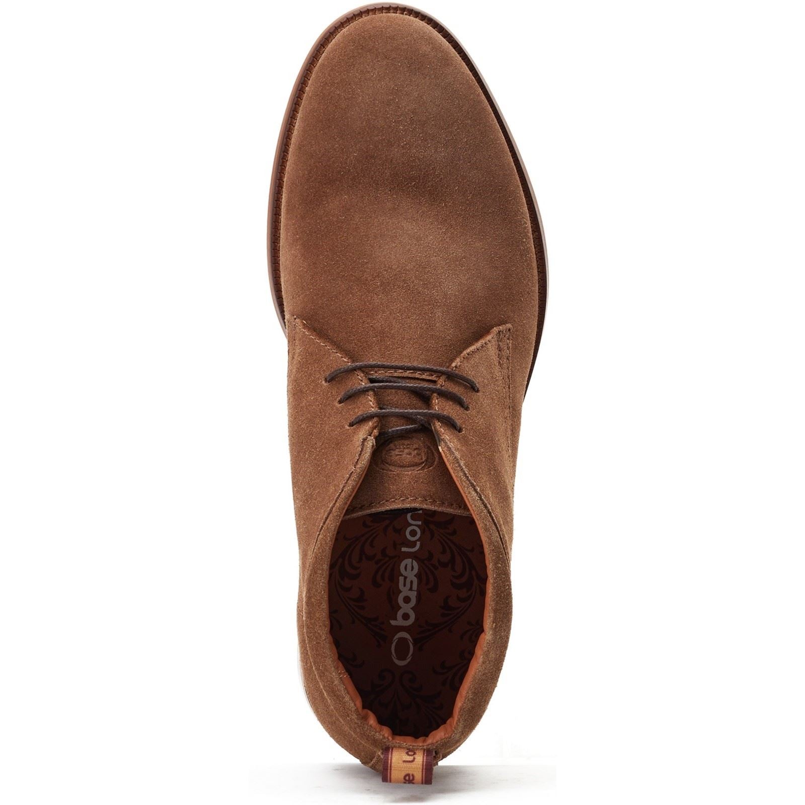 Base London Nolan Leder Herren Ginger Stiefel