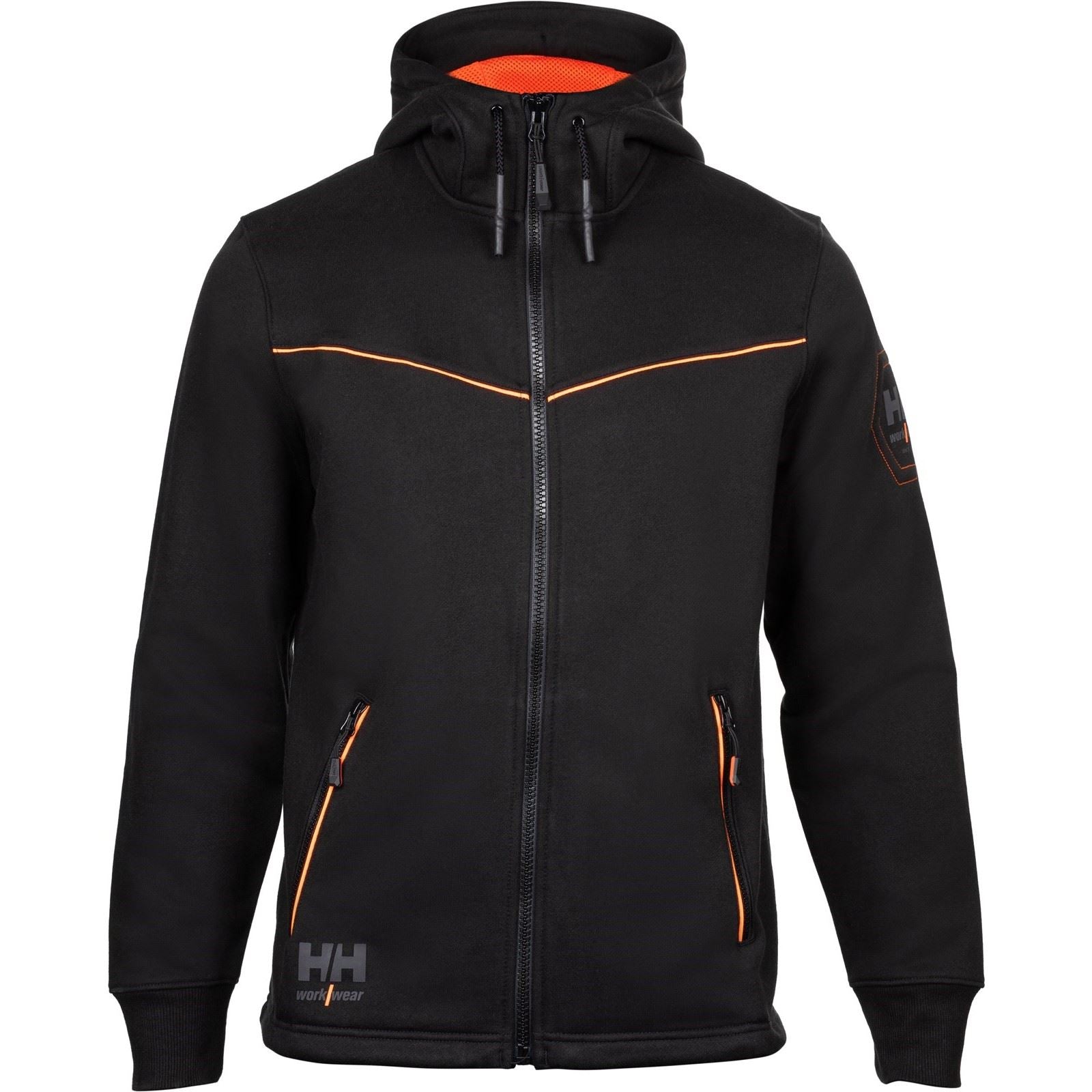 Helly Hansen Workwear Chelsea Evolution Baumwolle Herren Schwarzes Kapuzensweatshirt