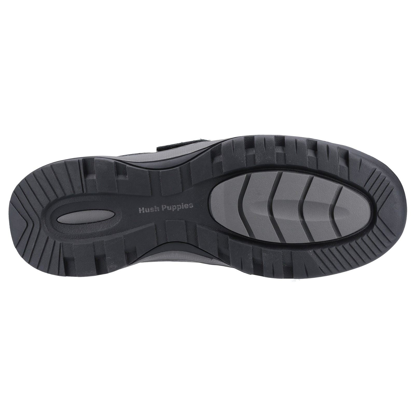 Hush Puppies Casper Leder Herren Schwarze Mokassins