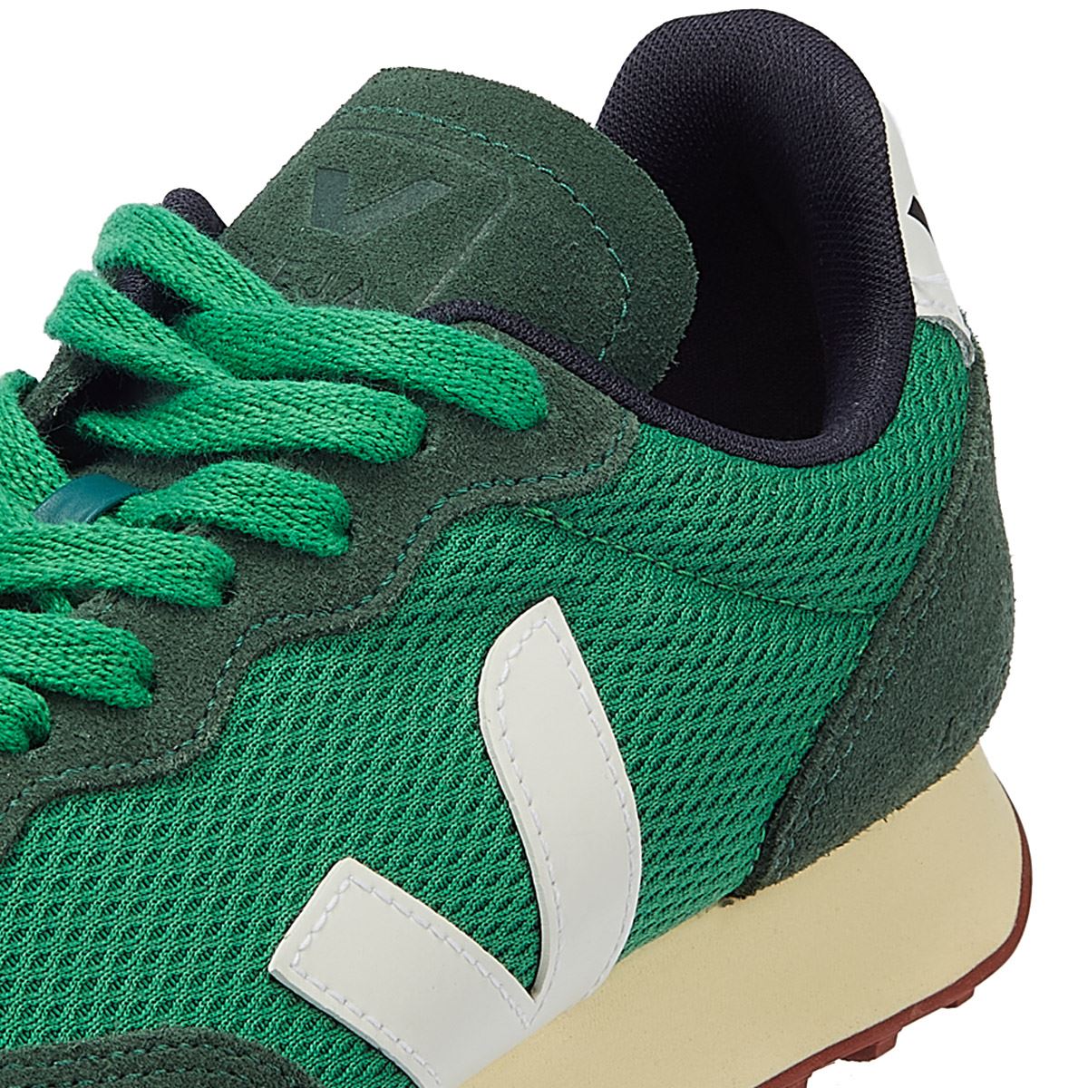 Veja Rio Branco Damen Emeraude/Weiß Sneakers