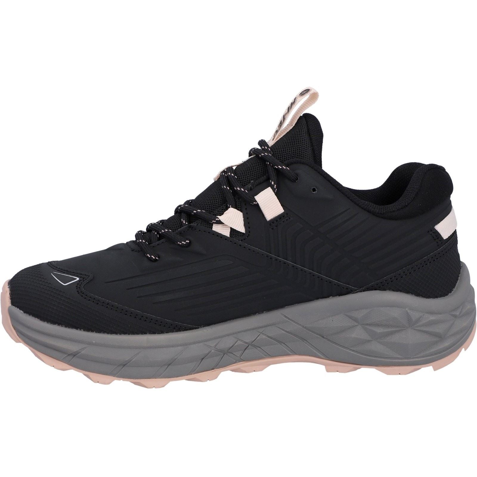 Hi-Tec Fuse Trek Polyester Damen Schwarz/Steeple Grey/Cameo Rose Sneakers