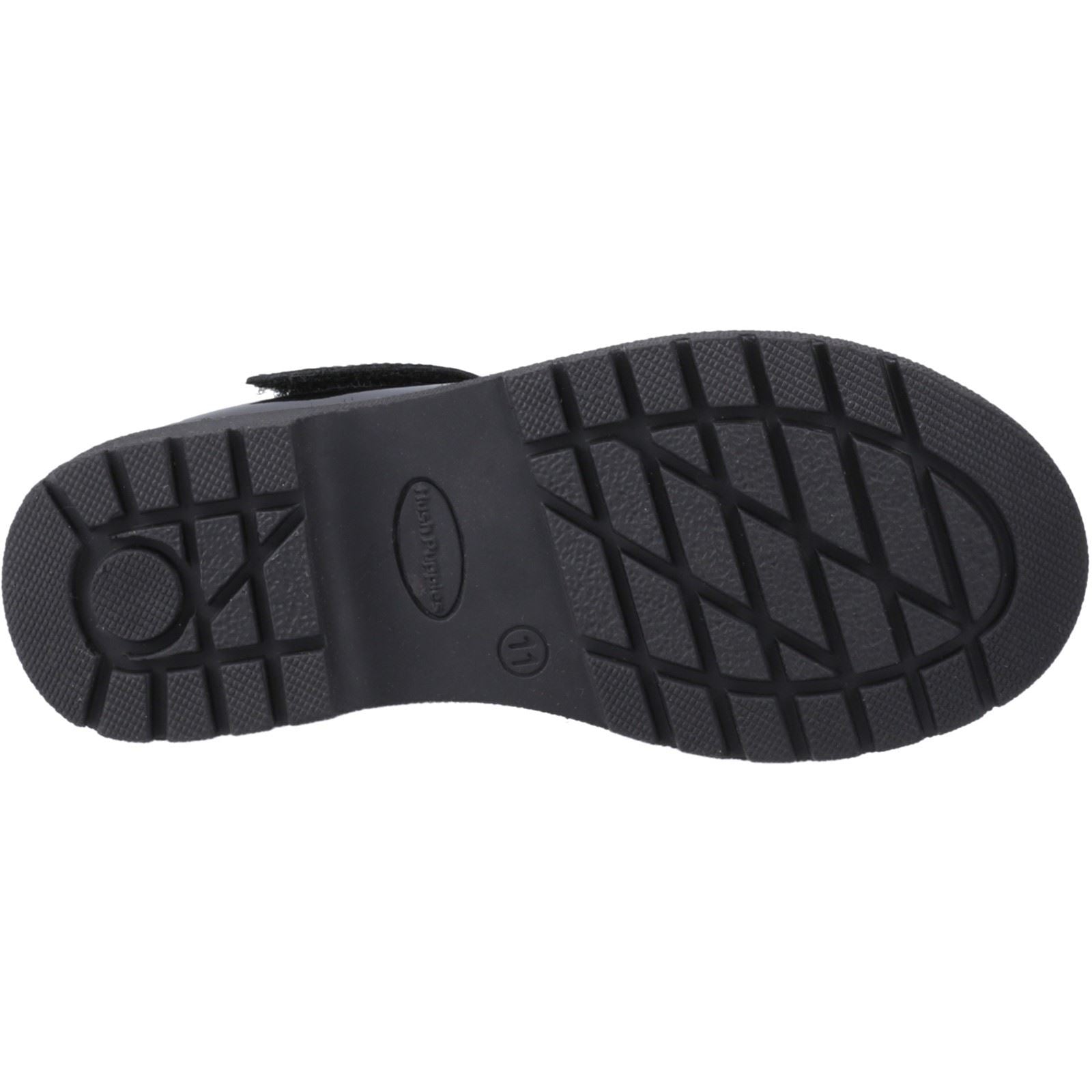 Hush Puppies Gracie Junior Patent Mädchenschuhe Aus Schwarzem Lackleder