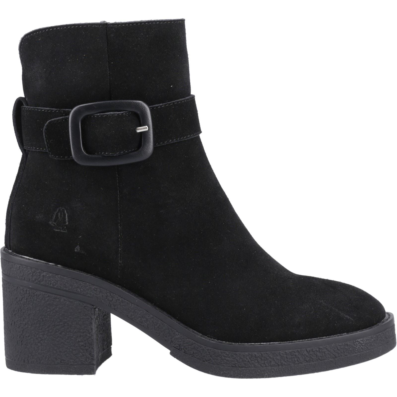 Hush Puppies Fearne Damen Wildleder Schwarze Farbe Stiefeletten mit Absatz