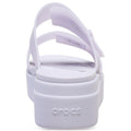 Crocs Brooklyn Buckle Low Wedge Damen Sandalen Lila Mond
