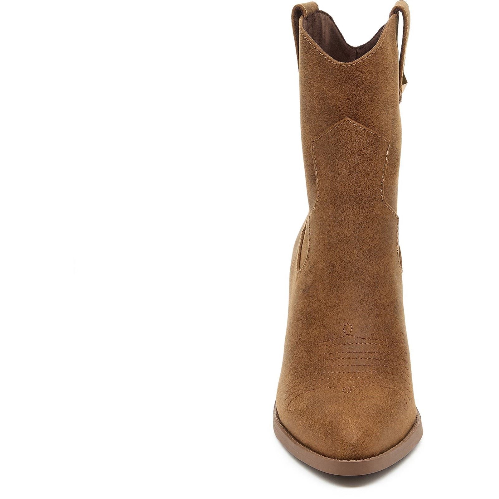 Rocket Dog Feather Damen Stiefeletten mit Absatz aus Walnussholz aus Polyurethan