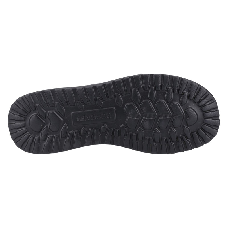 HEYDUDE Denny Baumwoll Damen Schwarze Stiefel