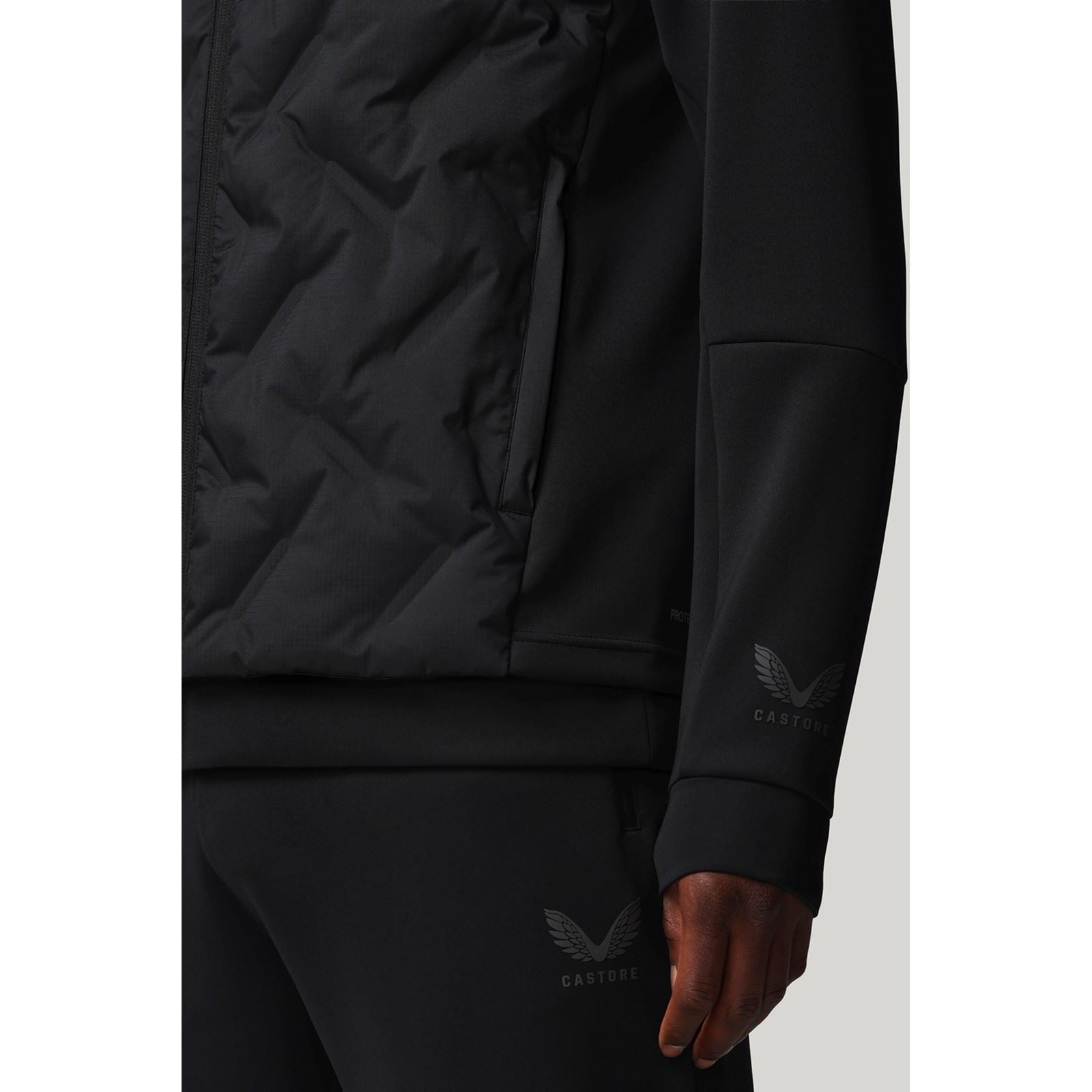 Castore Hybrid Herren Schwarze Westen