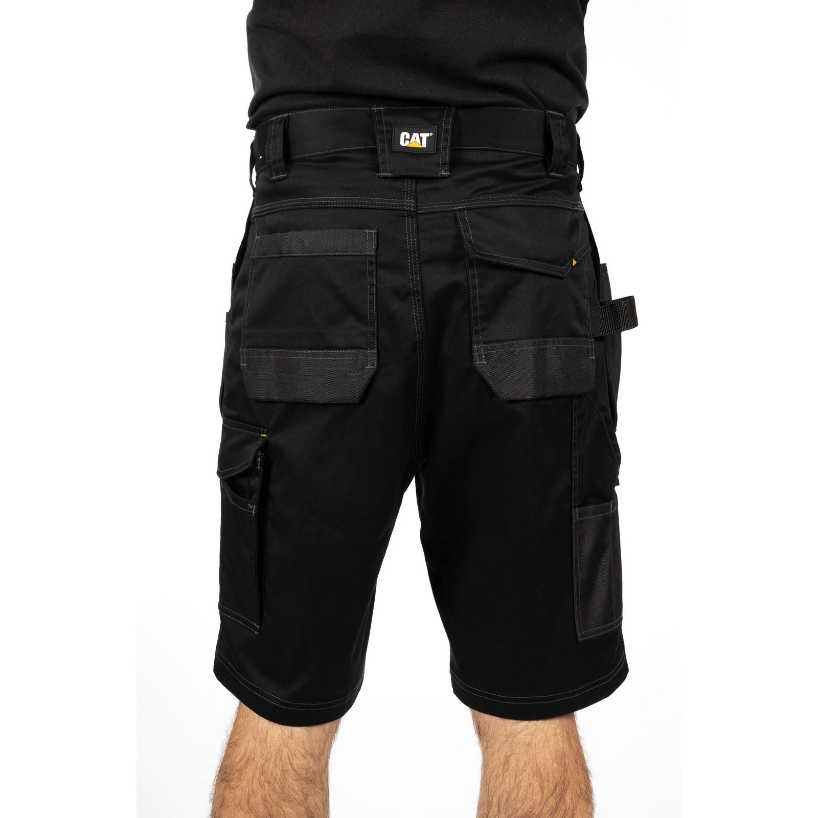 Caterpillar Essential Stretch Holster Polyester Herren Schwarze Arbeitskurze