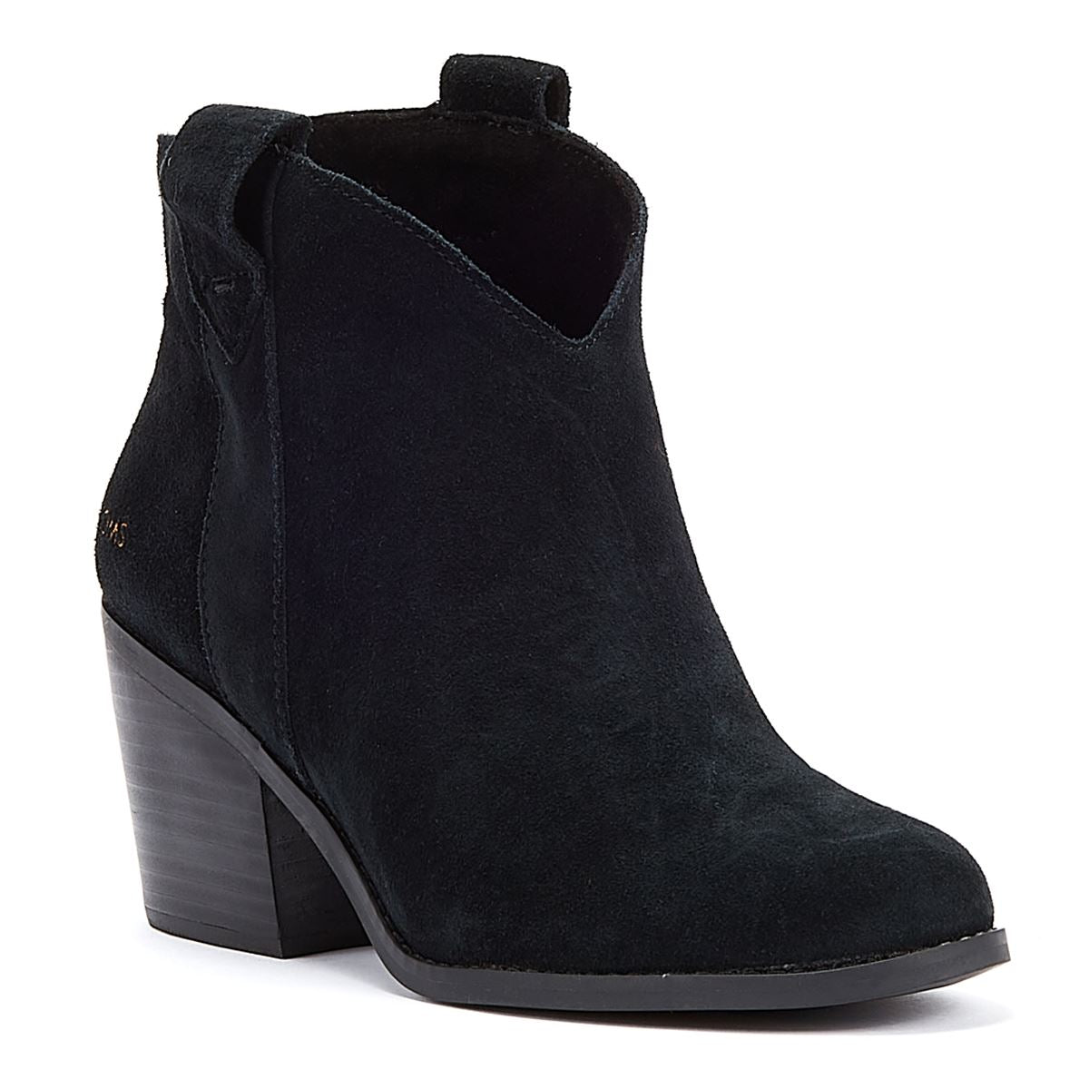 TOMS Constance Wildleder Damenstiefel In Schwarz