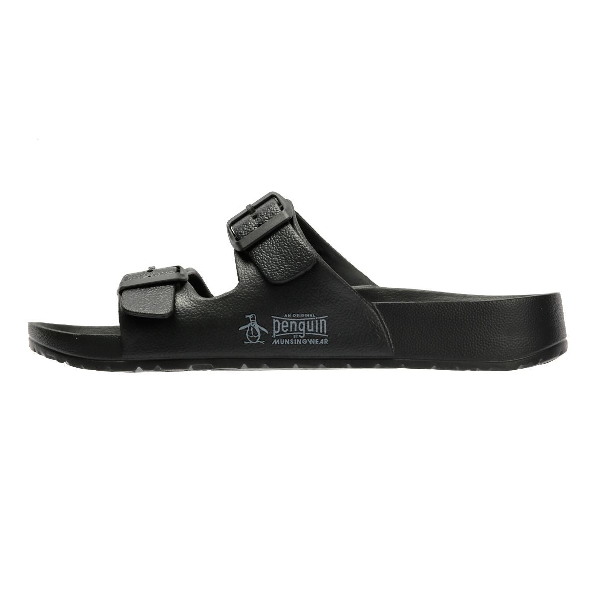 Penguin Eden Herren Schwarze Sandalen