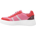Hush Puppies Holly Damen Wildleder Sneaker In Fuchsia