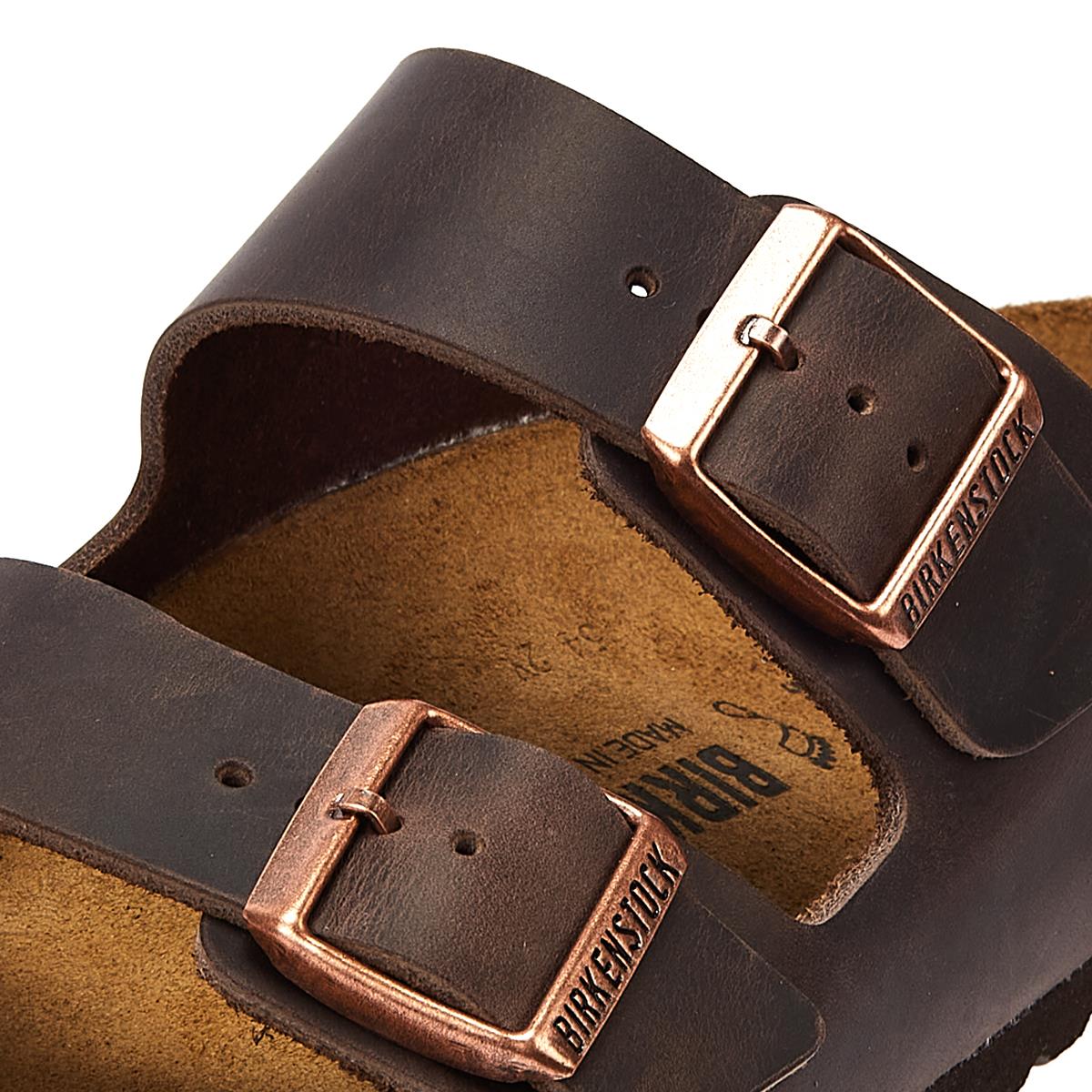 Birkenstock Arizona Birko Flor Braune Sandalen