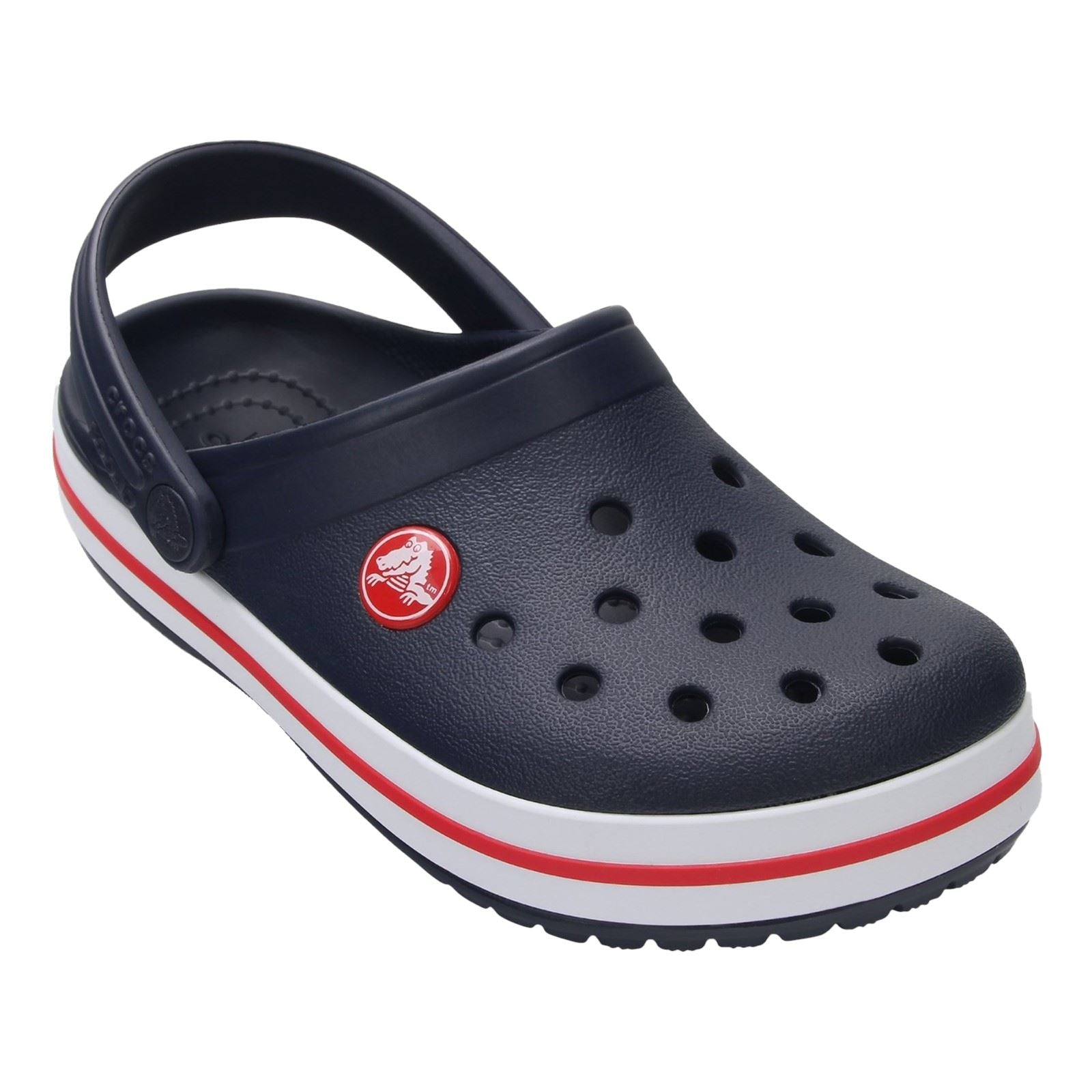 Crocs Crocband Thermoplastische Marineblau / Rote Slipper