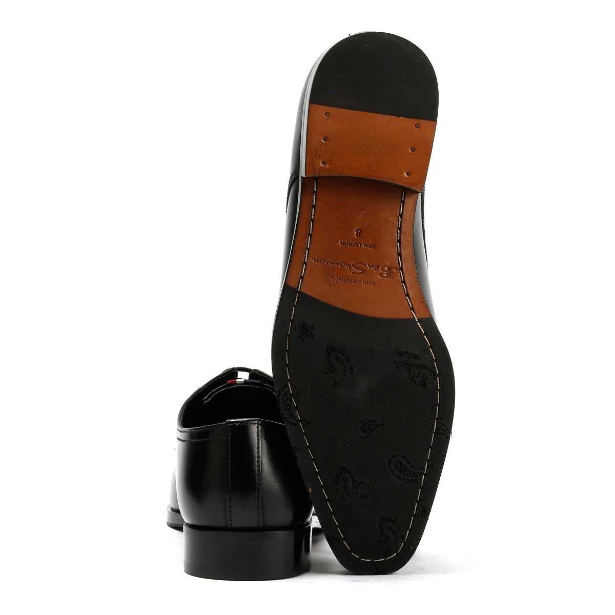 Ben Sherman Kenton Leder Herren Schwarz Schnürschuhe