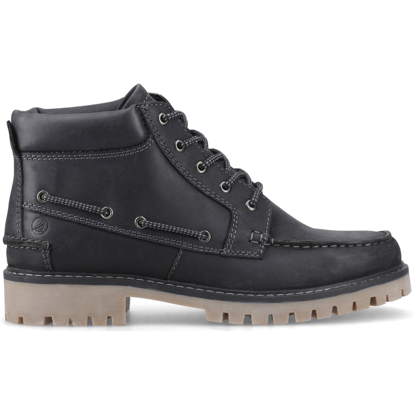 Sperry Baltimore Leder Herren schwarze Knöchelstiefel
