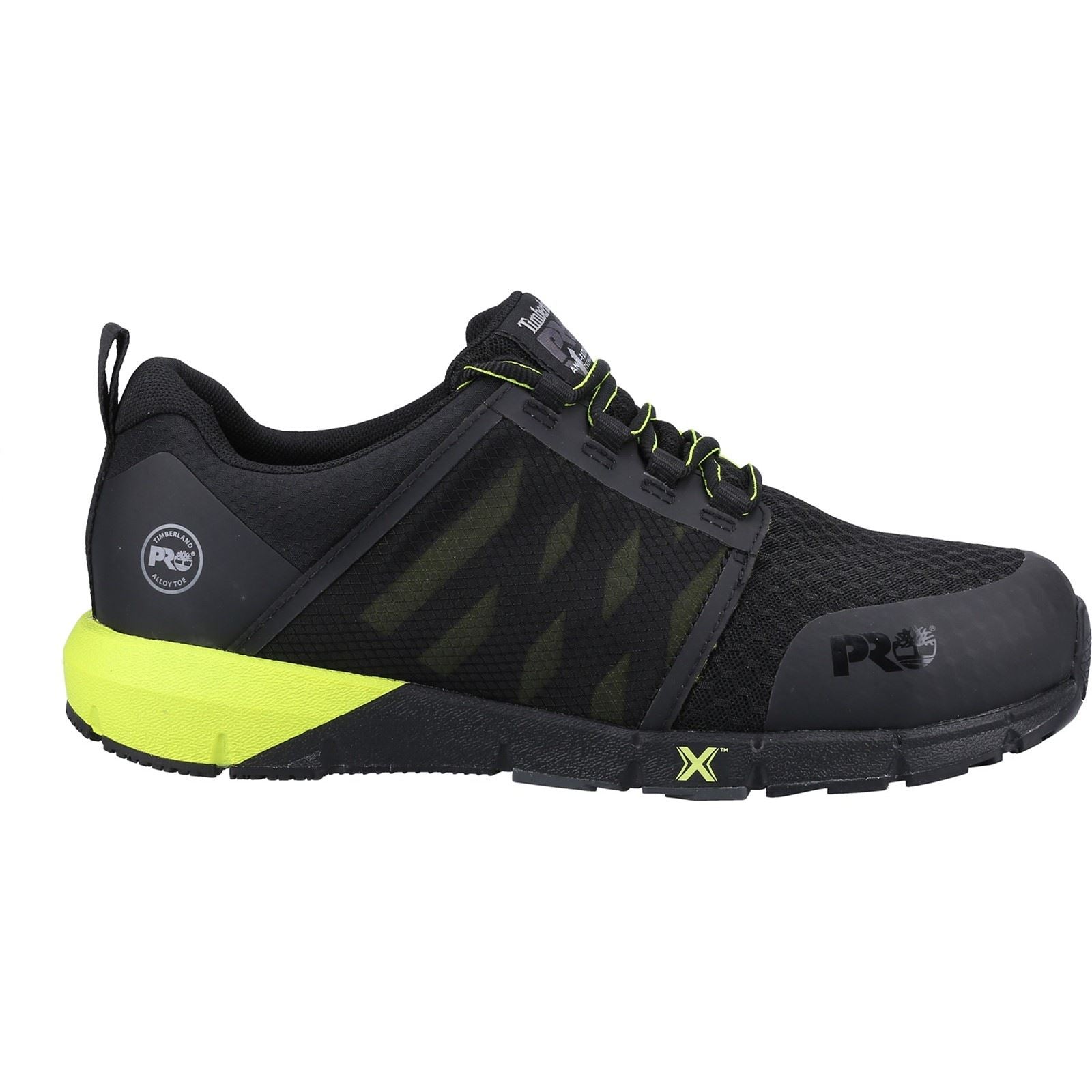 Timberland Pro Radius Textile Schwarz/Hi Viz Gelb Sicherheitssneaker