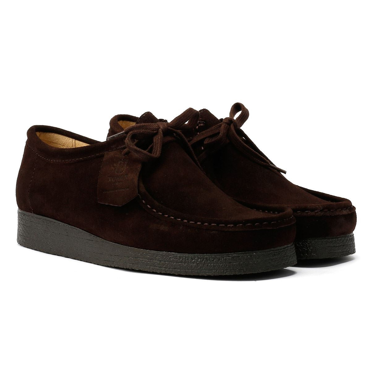 Tower London Apache Wildleder Herren Braune Schnürschuhe