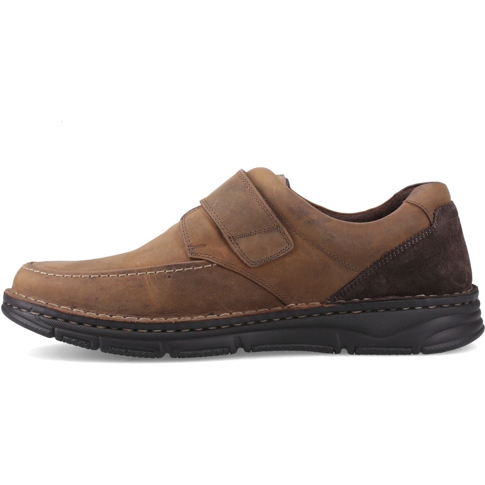 Hush Puppies Forde Touch Fastening Leder Herren Tan Freizeitschuhe