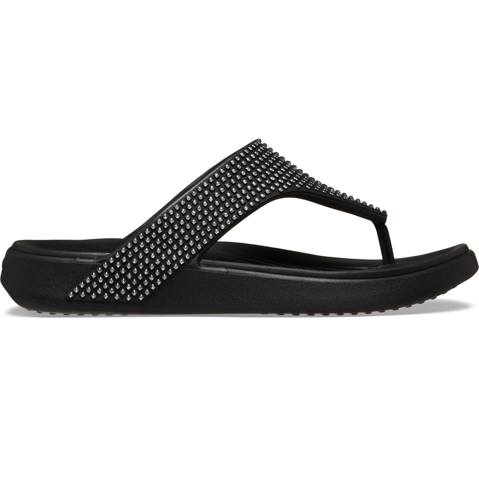 Crocs Getaway Triangle Eva Damen Schwarze Sandalen