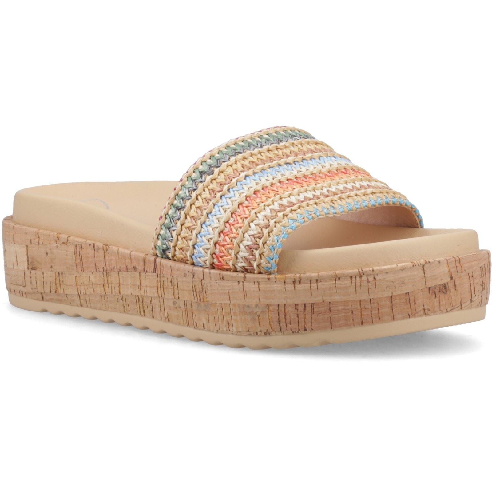Rocket Dog Faye Alti Raffia Textil Damen Mehrfarbige Sandalen