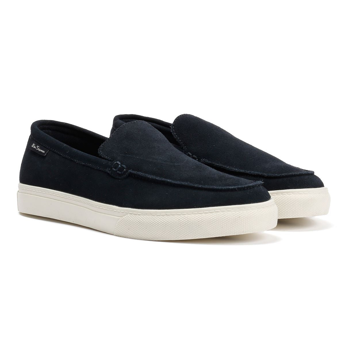 Ben Sherman Almer Wildleder Herren Blaue Loafer