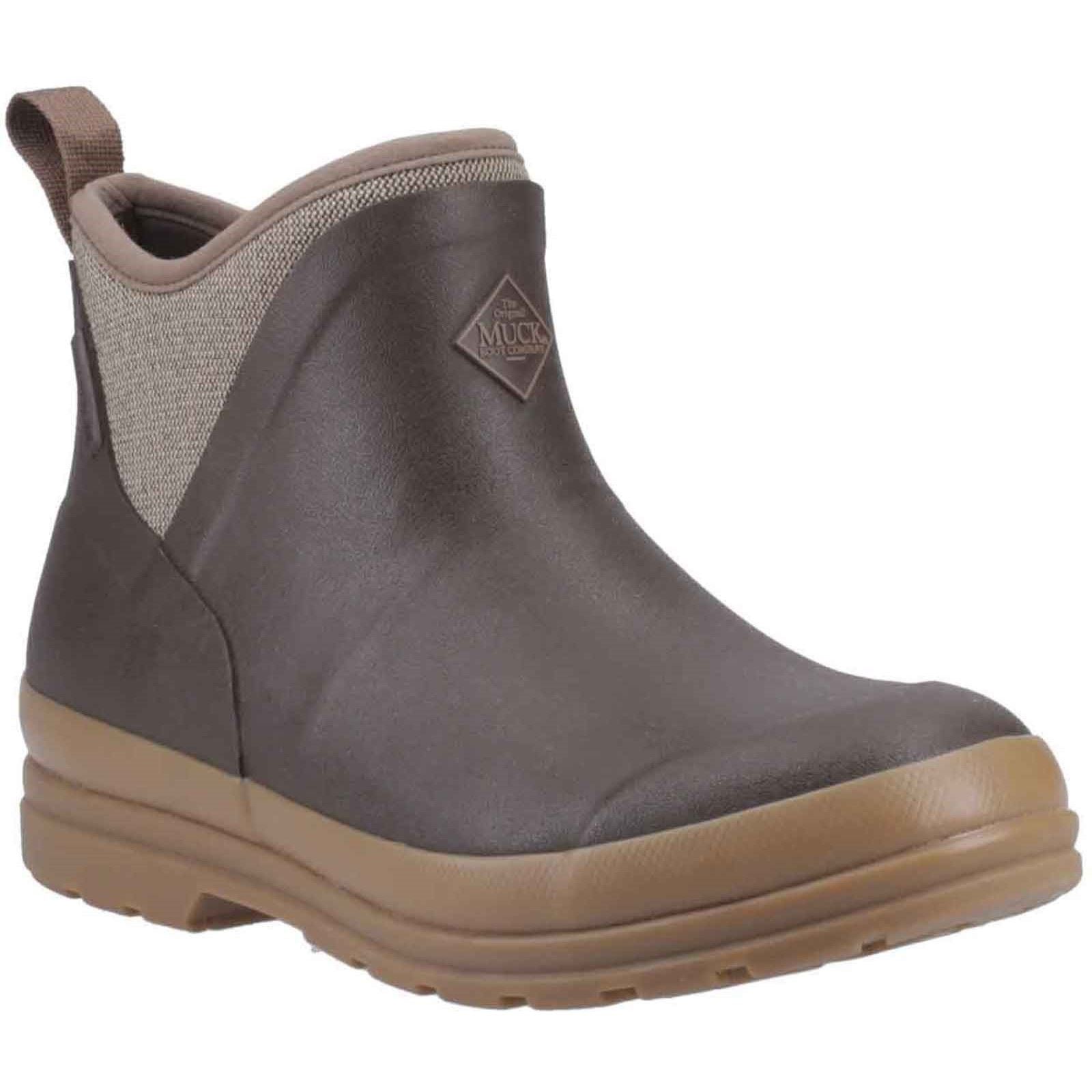 Muck Boots Originals Damen Gummistiefel in Braun/Hahnentrittmuster