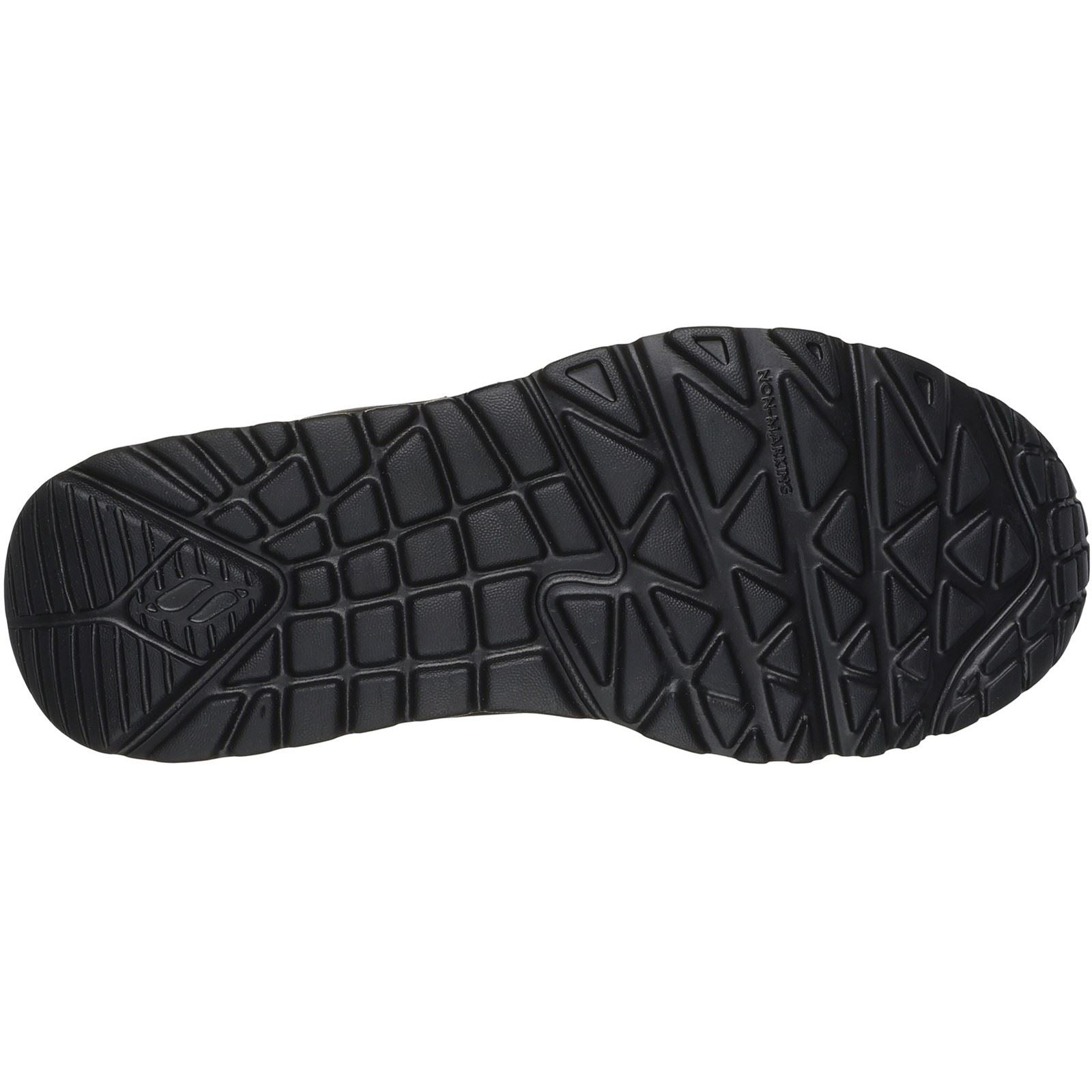 Skechers Uno Lite Easy Zip Mädchen Schwarze Farbe Sneaker Aus Polyurethan