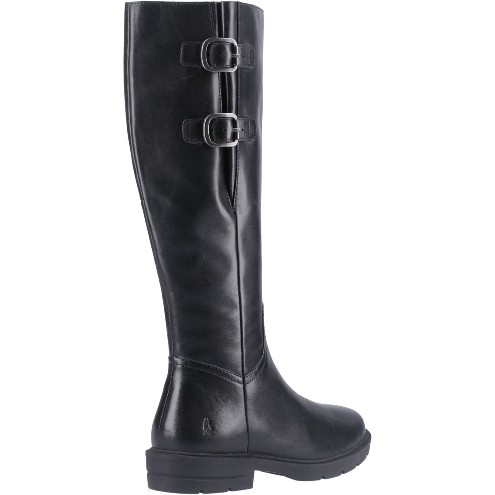 Hush Puppies Tallulah Damen Schwarze Farbe Lederstiefel
