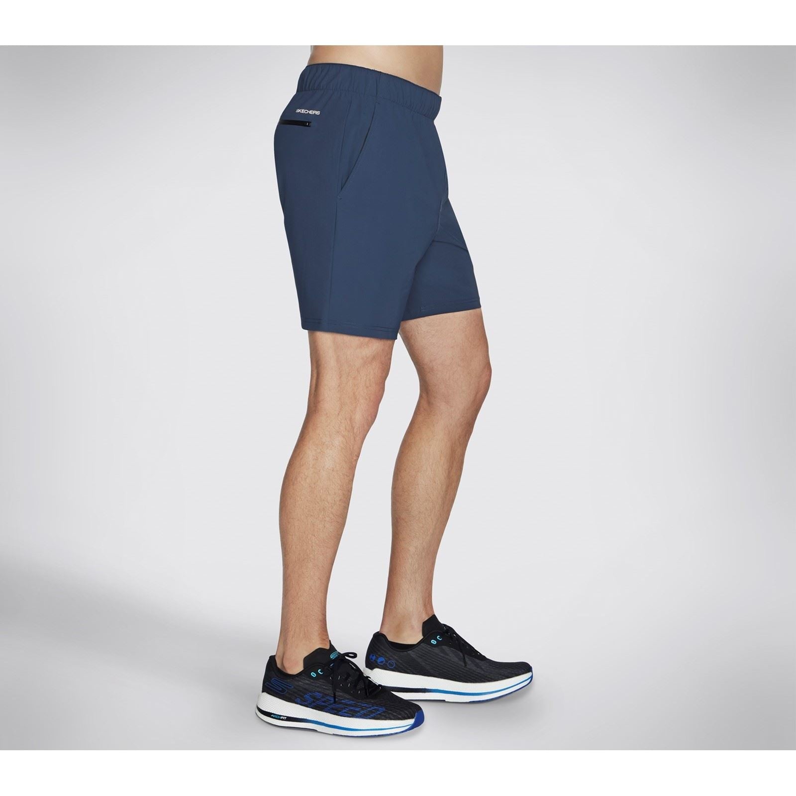 Skechers Performance GOSTRETCH Ultra Nylon Herren Graue Sport Shorts