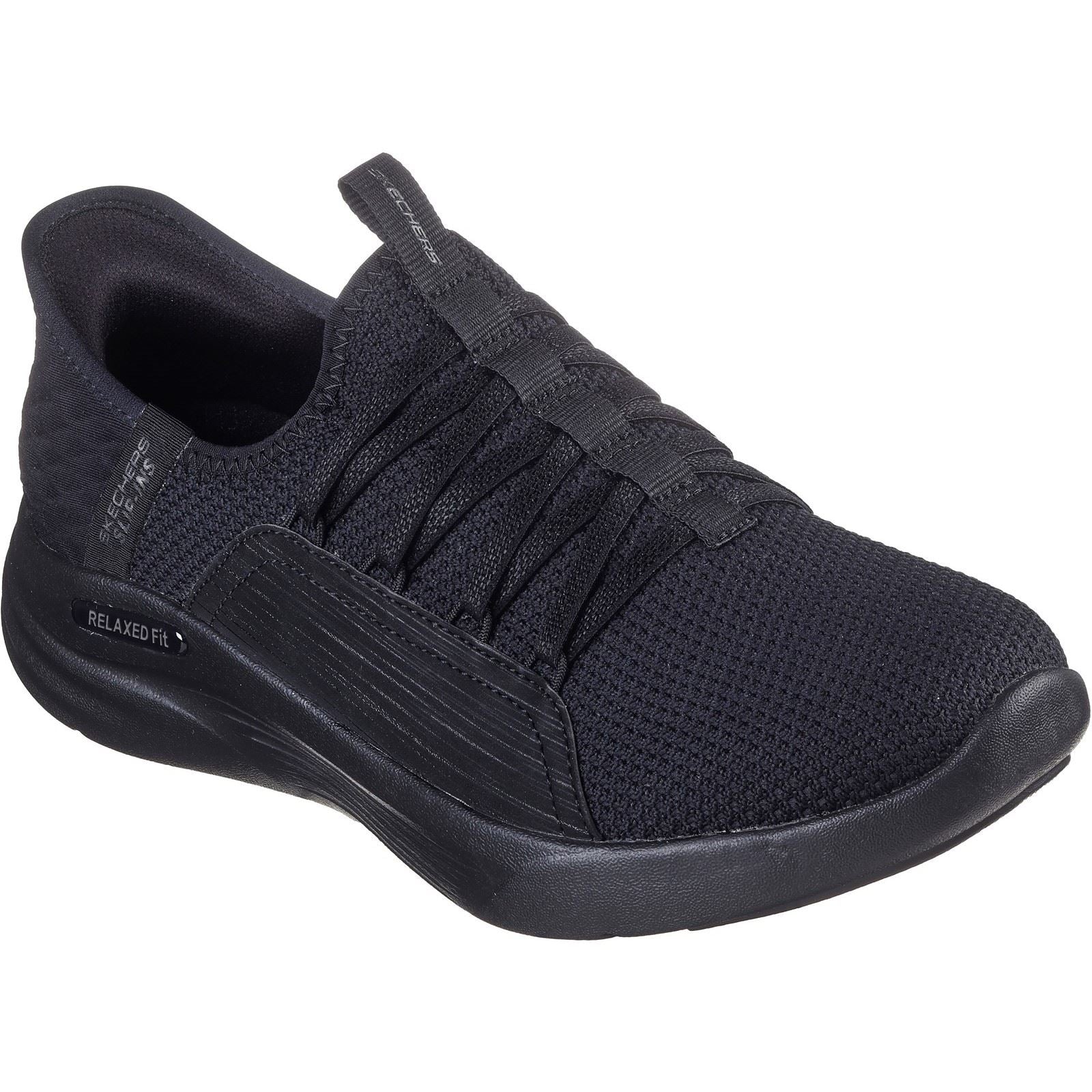 Skechers Relaxed Fit Sport Ballet Chic Textile Damen Sneaker In Schwarz