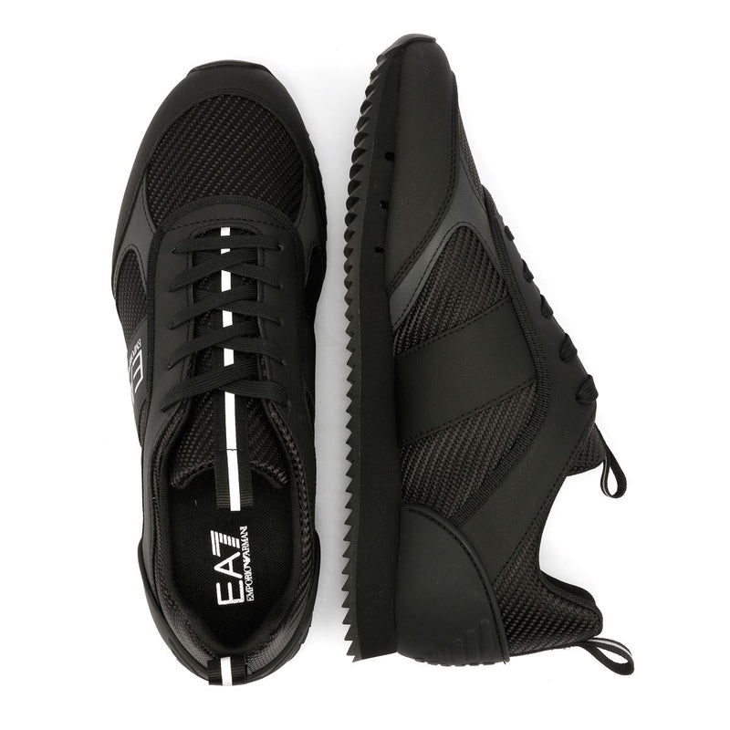 EA7 Black & White Carbon Herren Schwarze Turnschuhe